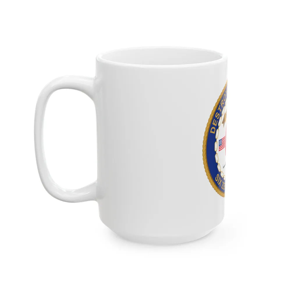 Destroyer Sq 60 Det Rota (U.S. Navy) White Coffee Mug-Go Mug Yourself