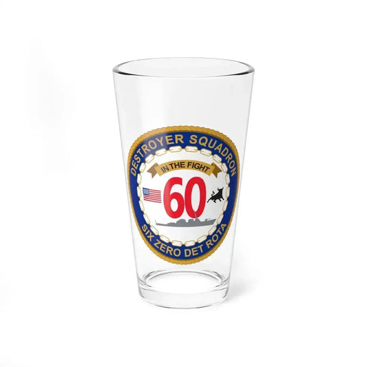 Destroyer Sq 60 Det Rota (U.S. Navy) Pint Glass 16oz 16oz - Go Mug Yourself