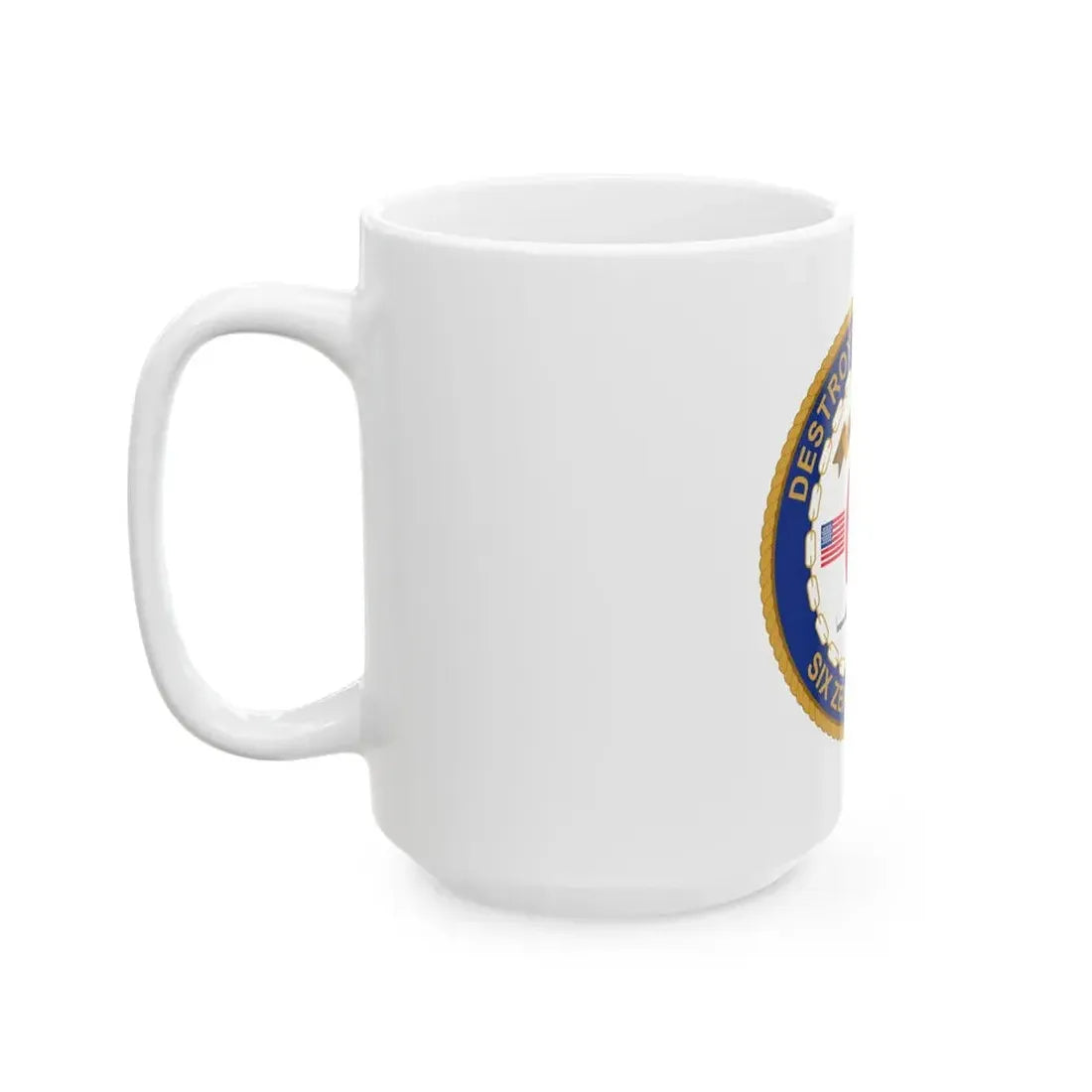 Destroyer Sq 60 Det Rota (U.S. Navy) White Coffee Mug - Go Mug Yourself