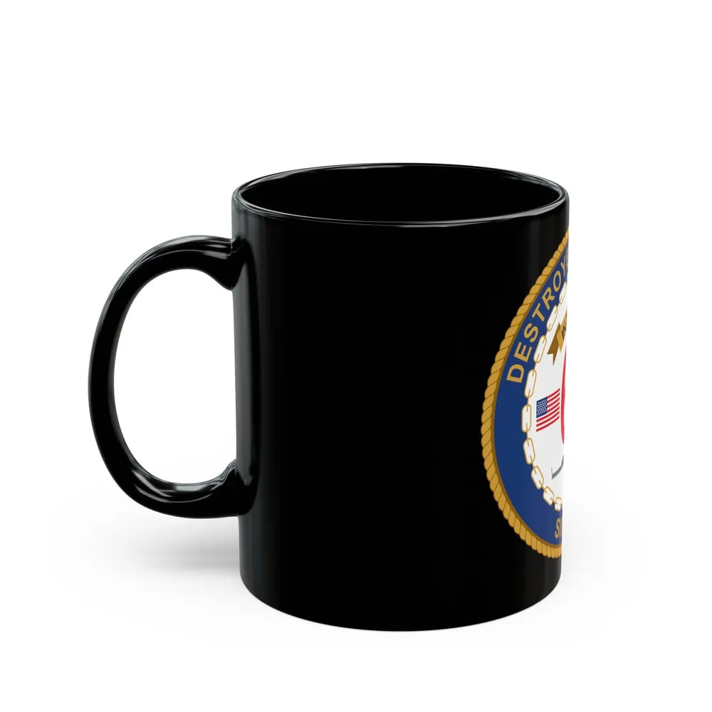 Destroyer Sq 60 (U.S. Navy) Black Coffee Mug-Go Mug Yourself