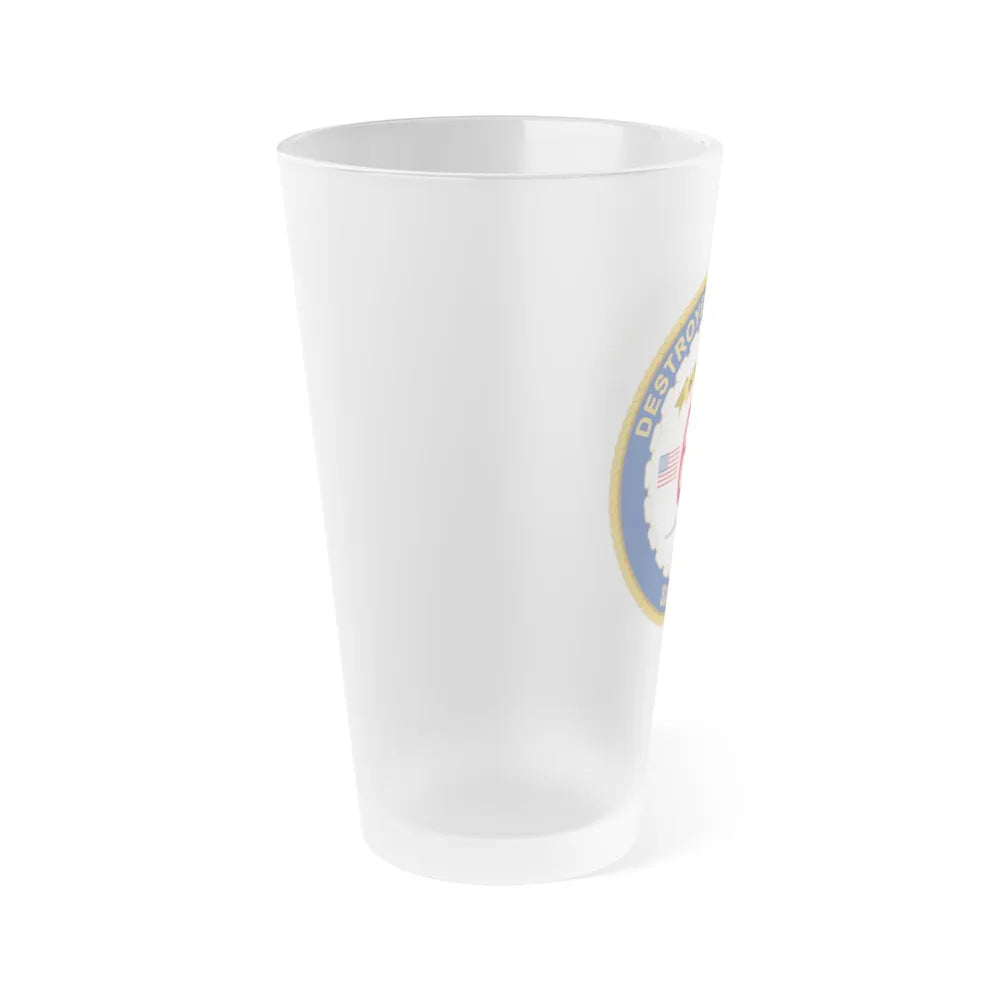 Destroyer Sq 60 (U.S. Navy) Frosted Pint Glass 16oz-Go Mug Yourself