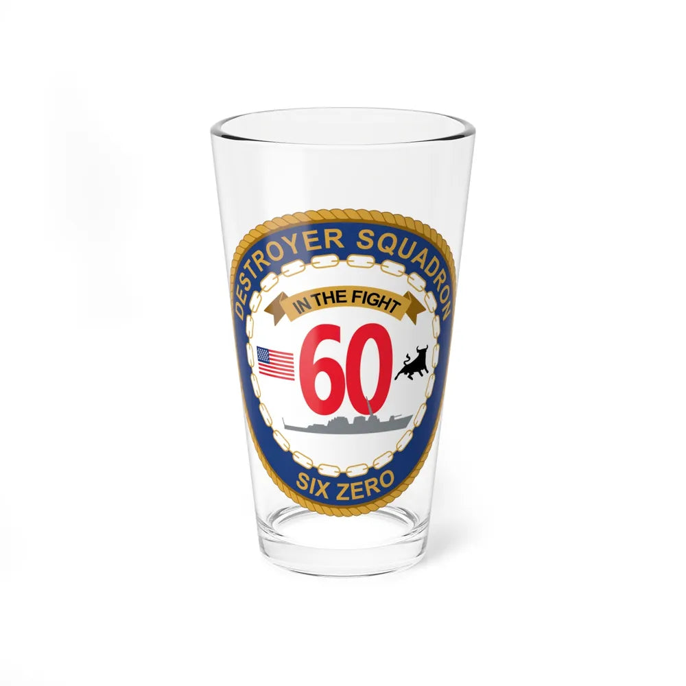 Destroyer Sq 60 (U.S. Navy) Pint Glass 16oz-16oz-Go Mug Yourself