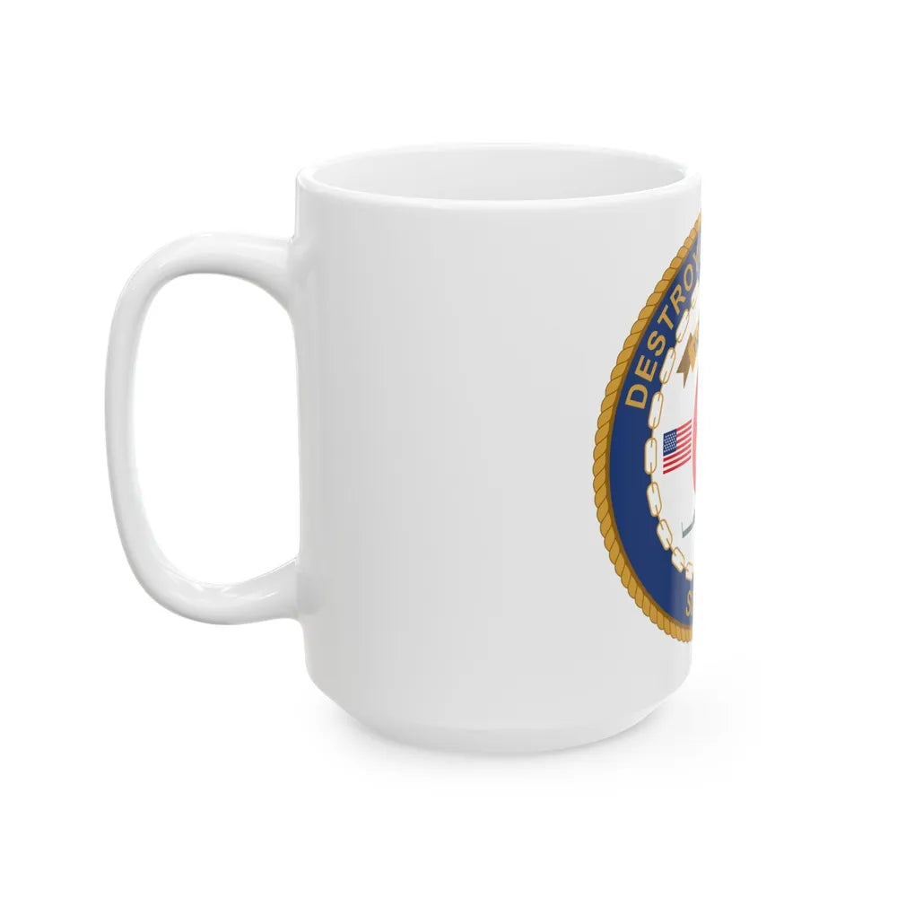 Destroyer Sq 60 (U.S. Navy) White Coffee Mug-Go Mug Yourself