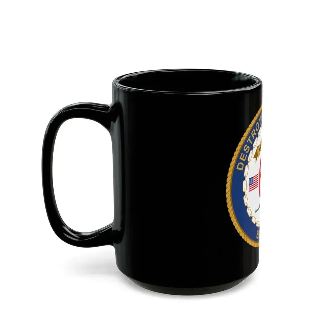 Destroyer Sq 60 (U.S. Navy) Black Coffee Mug - Go Mug Yourself