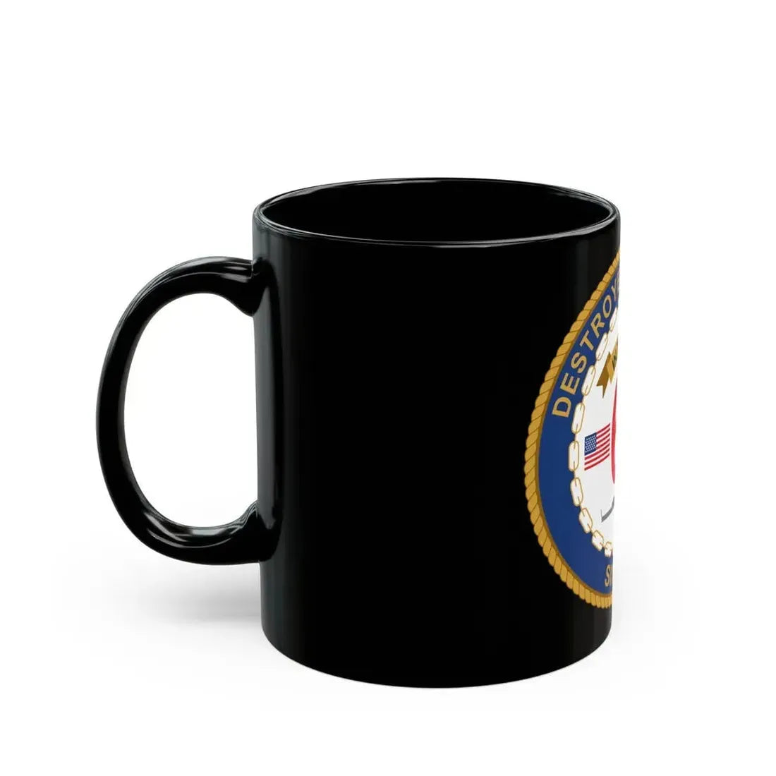 Destroyer Sq 60 (U.S. Navy) Black Coffee Mug - Go Mug Yourself