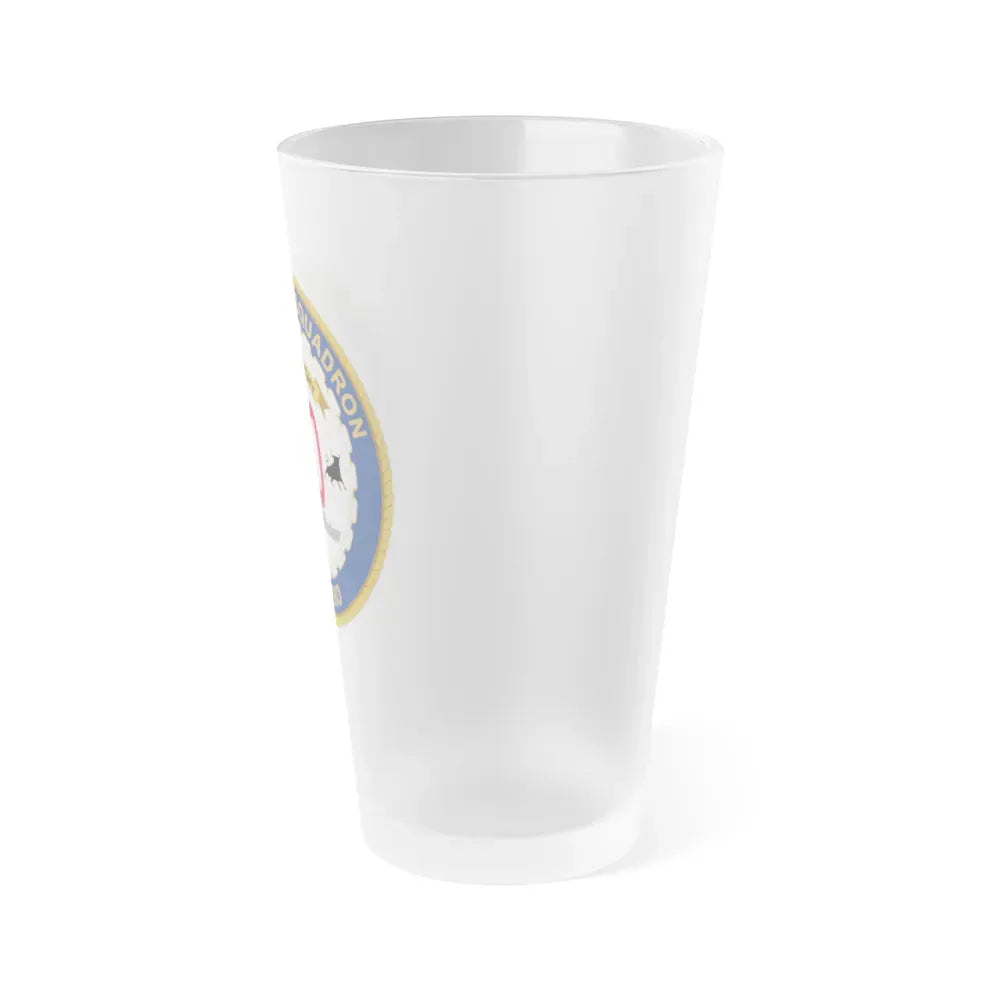 Destroyer Sq 60 (U.S. Navy) Frosted Pint Glass 16oz - Go Mug Yourself