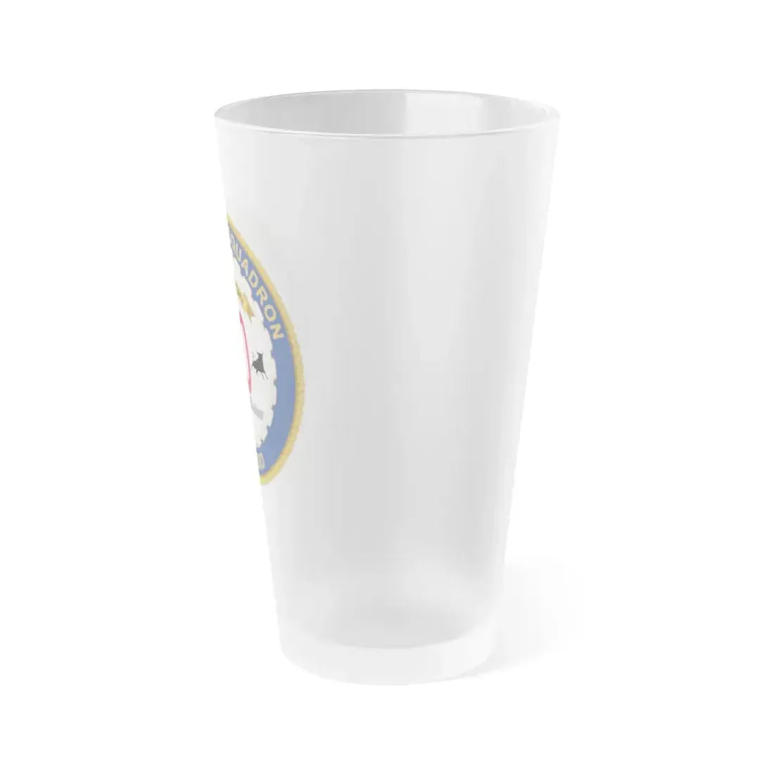 Destroyer Sq 60 (U.S. Navy) Frosted Pint Glass 16oz - Go Mug Yourself