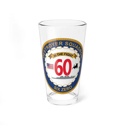 Destroyer Sq 60 (U.S. Navy) Pint Glass 16oz 16oz - Go Mug Yourself