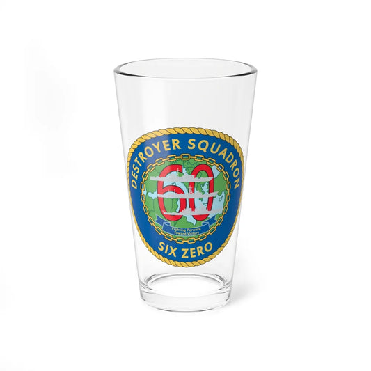 Destroyer Sq 60 v2 (U.S. Navy) Pint Glass 16oz-16oz-Go Mug Yourself