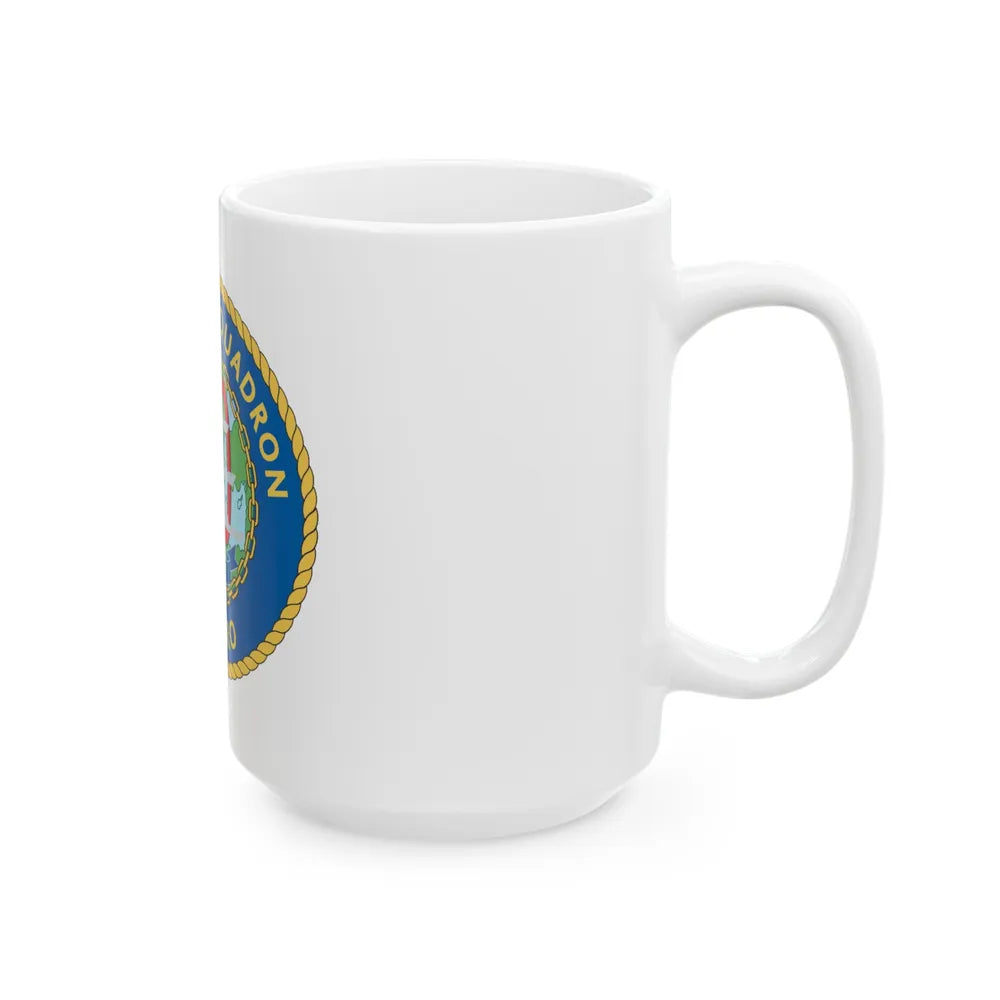 Destroyer Sq 60 v2 (U.S. Navy) White Coffee Mug-Go Mug Yourself