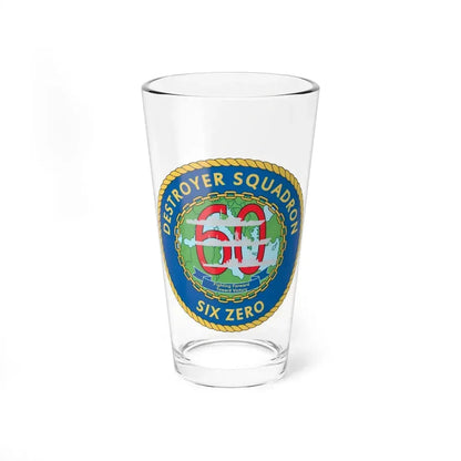 Destroyer Sq 60 v2 (U.S. Navy) Pint Glass 16oz 16oz - Go Mug Yourself