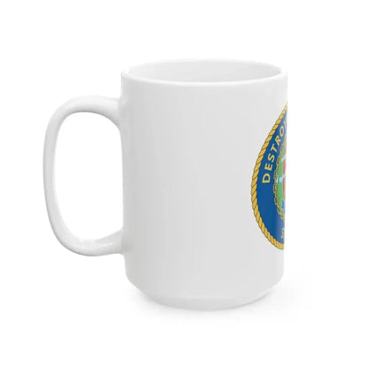 Destroyer Sq 60 v2 (U.S. Navy) White Coffee Mug - Go Mug Yourself