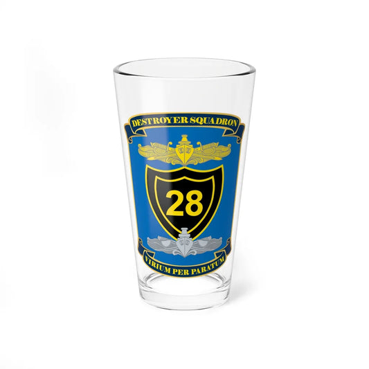 Destroyer Squadron COMDESRON 28 (U.S. Navy) Pint Glass 16oz-16oz-Go Mug Yourself