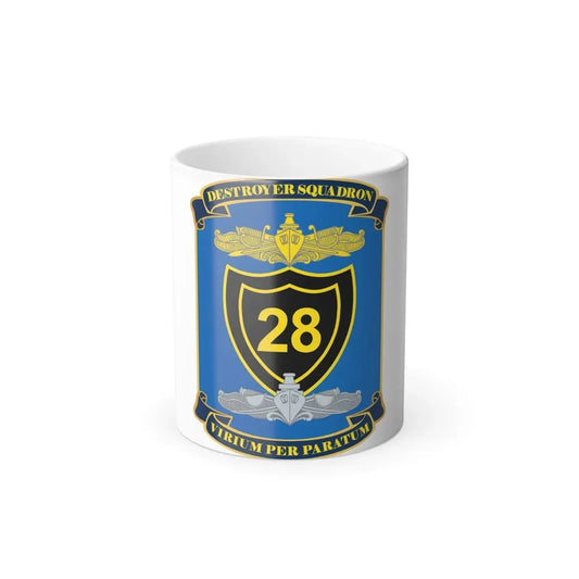 Destroyer Squadron COMDESRON 28 (U.S. Navy) Color Changing Mug 11oz Default Title 11oz - Go Mug Yourself