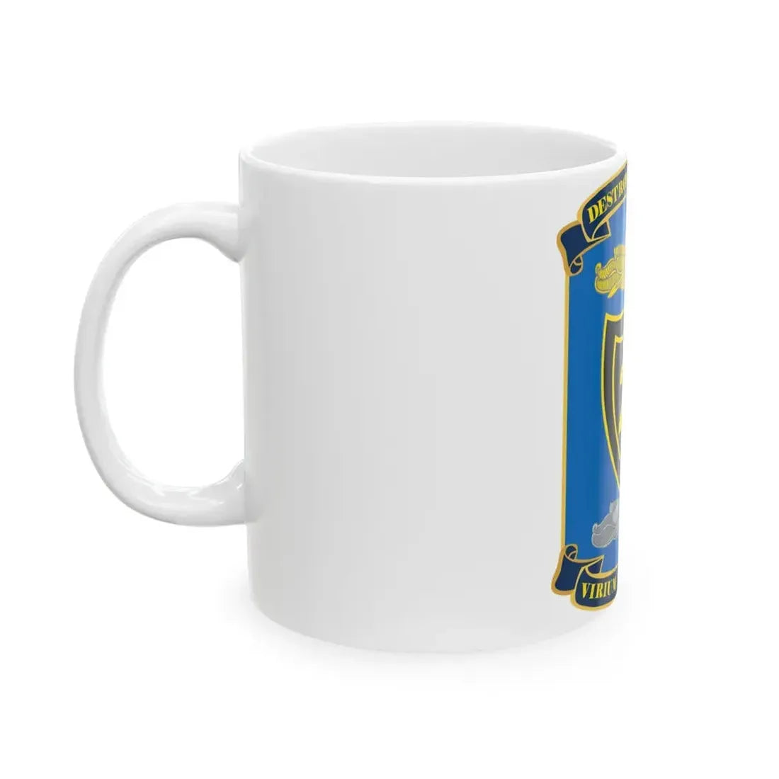 Destroyer Squadron COMDESRON 28 (U.S. Navy) White Coffee Mug - Go Mug Yourself