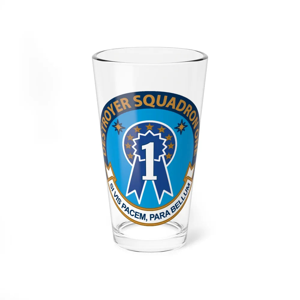 Destroyer Squadron One (U.S. Navy) Pint Glass 16oz-16oz-Go Mug Yourself