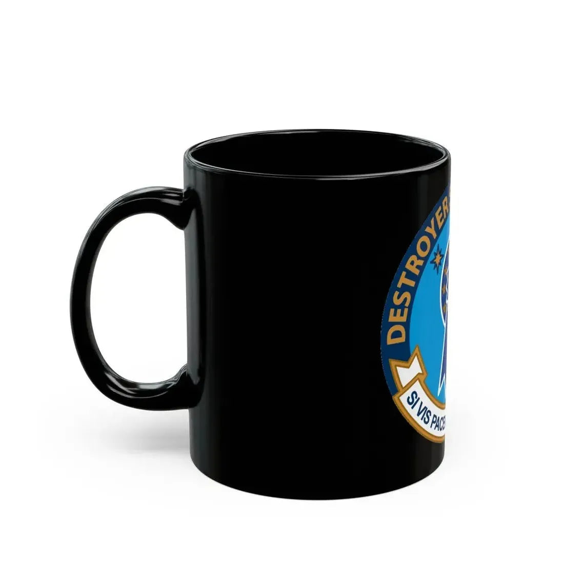 Destroyer Squadron One (U.S. Navy) Black Coffee Mug - Go Mug Yourself