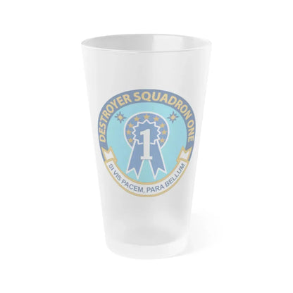 Destroyer Squadron One (U.S. Navy) Frosted Pint Glass 16oz Default Title - Go Mug Yourself