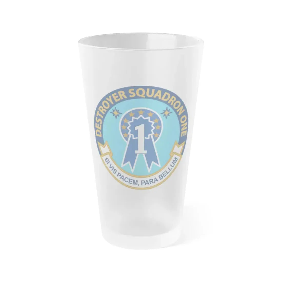 Destroyer Squadron One (U.S. Navy) Frosted Pint Glass 16oz Default Title - Go Mug Yourself