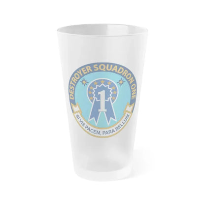 Destroyer Squadron One (U.S. Navy) Frosted Pint Glass 16oz Default Title - Go Mug Yourself