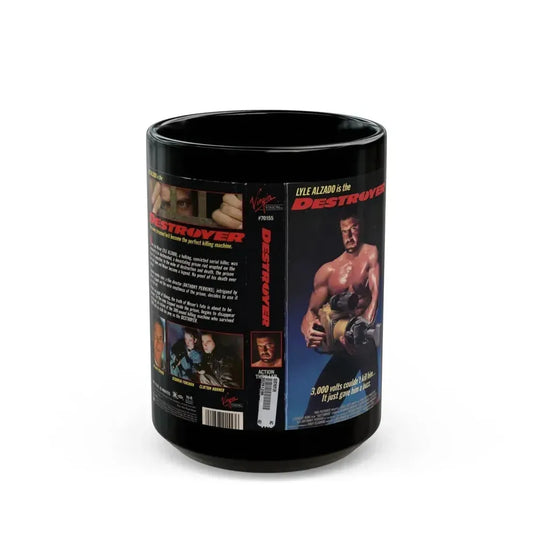 DESTROYER (VHS COVER) - Black Coffee Mug 15oz - Go Mug Yourself