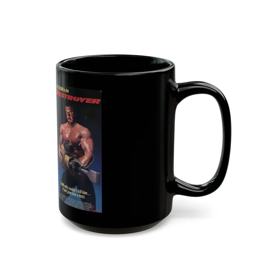 DESTROYER (VHS COVER) - Black Coffee Mug-Go Mug Yourself