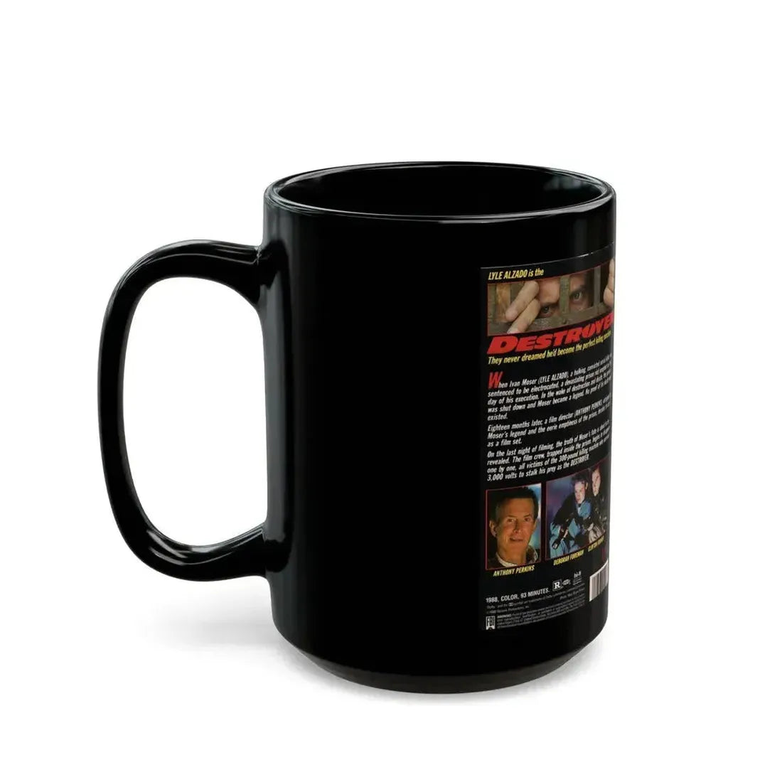 DESTROYER (VHS COVER) - Black Coffee Mug - Go Mug Yourself