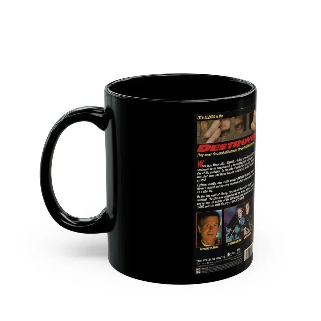 DESTROYER (VHS COVER) - Black Coffee Mug - Go Mug Yourself