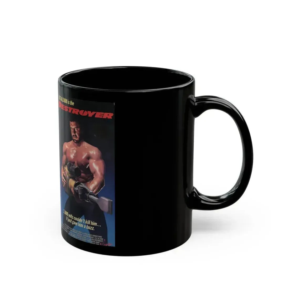 DESTROYER (VHS COVER) - Black Coffee Mug - Go Mug Yourself