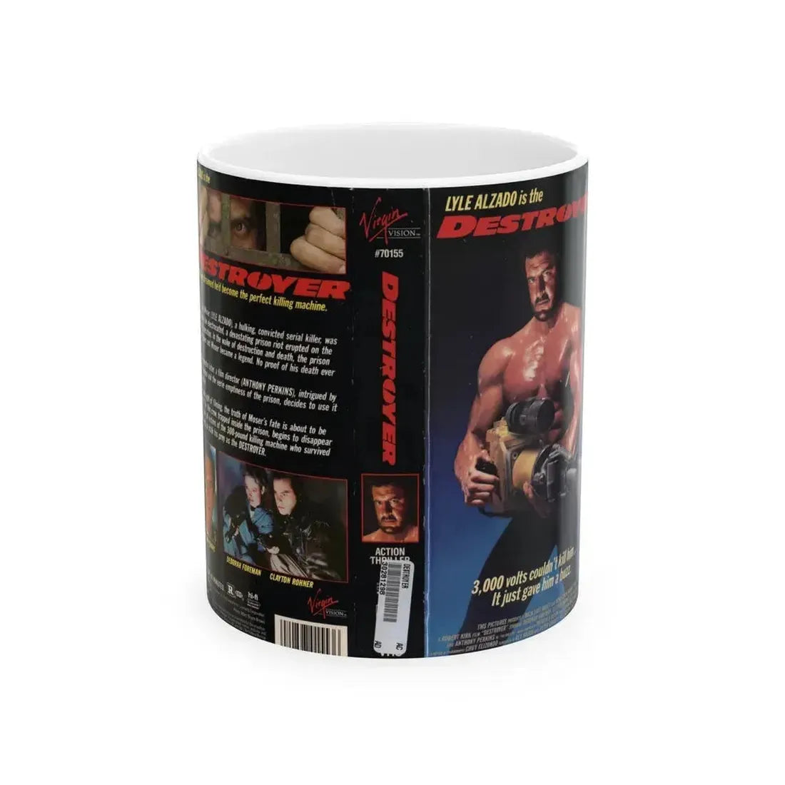 DESTROYER (VHS COVER) - White Coffee Mug 11oz - Go Mug Yourself