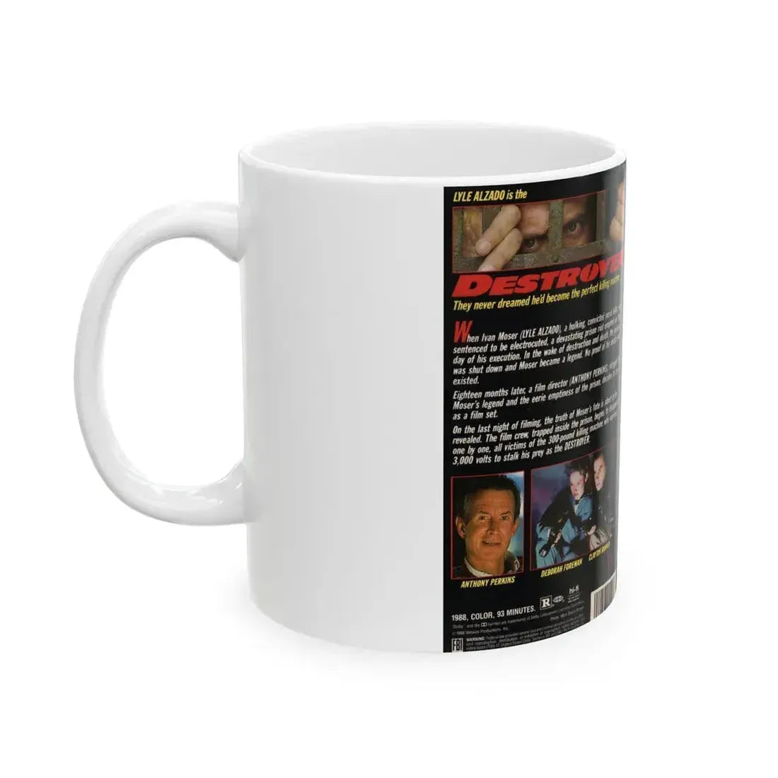 DESTROYER (VHS COVER) - White Coffee Mug - Go Mug Yourself