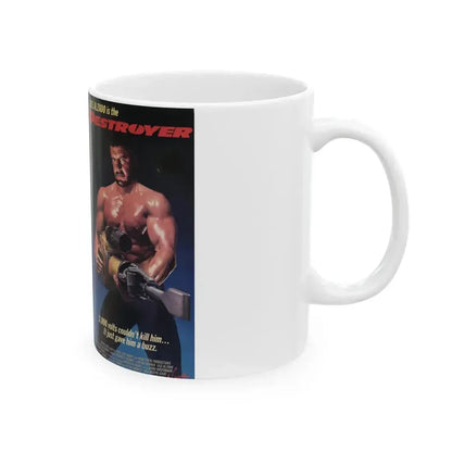 DESTROYER (VHS COVER) - White Coffee Mug - Go Mug Yourself
