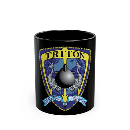 Det Triton (U.S. Navy) Black Coffee Mug-11oz-Go Mug Yourself