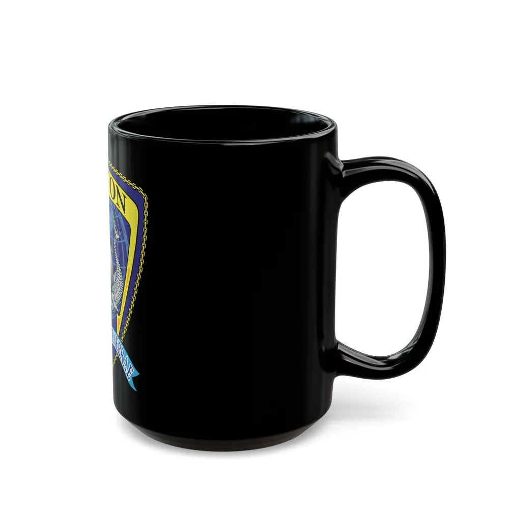 Det Triton (U.S. Navy) Black Coffee Mug-Go Mug Yourself