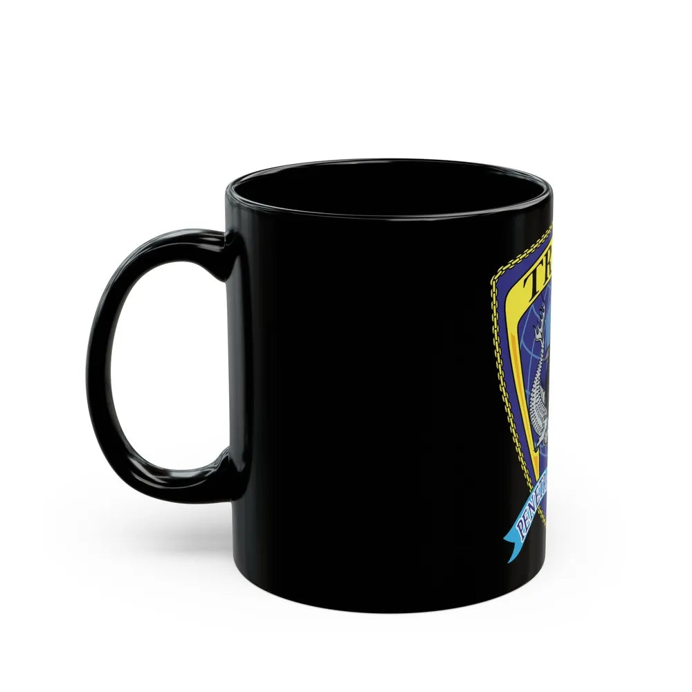 Det Triton (U.S. Navy) Black Coffee Mug-Go Mug Yourself