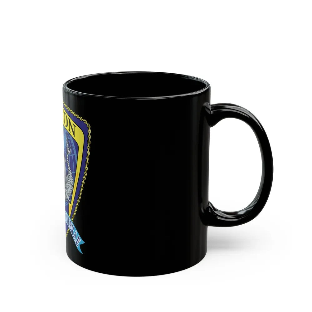 Det Triton (U.S. Navy) Black Coffee Mug-Go Mug Yourself