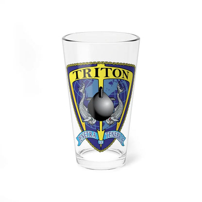 Det Triton (U.S. Navy) Pint Glass 16oz-16oz-Go Mug Yourself