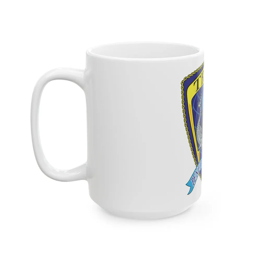 Det Triton (U.S. Navy) White Coffee Mug-Go Mug Yourself