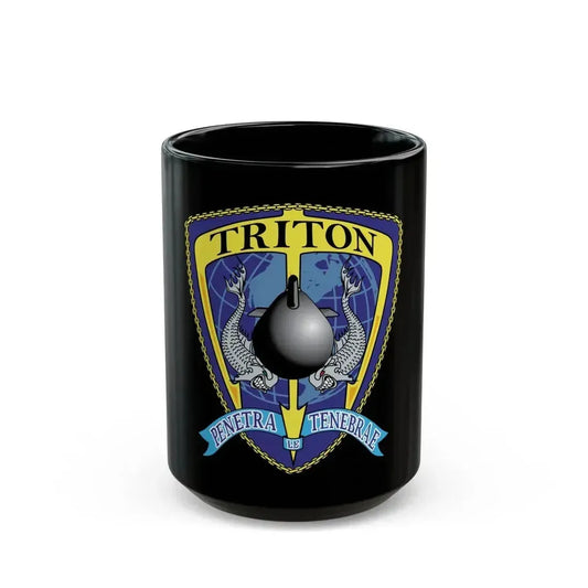 Det Triton (U.S. Navy) Black Coffee Mug 15oz - Go Mug Yourself