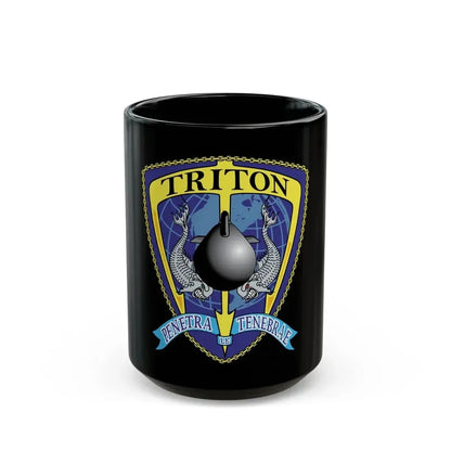 Det Triton (U.S. Navy) Black Coffee Mug 15oz - Go Mug Yourself