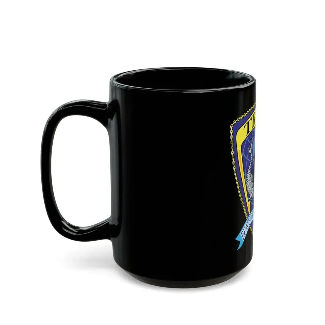 Det Triton (U.S. Navy) Black Coffee Mug - Go Mug Yourself