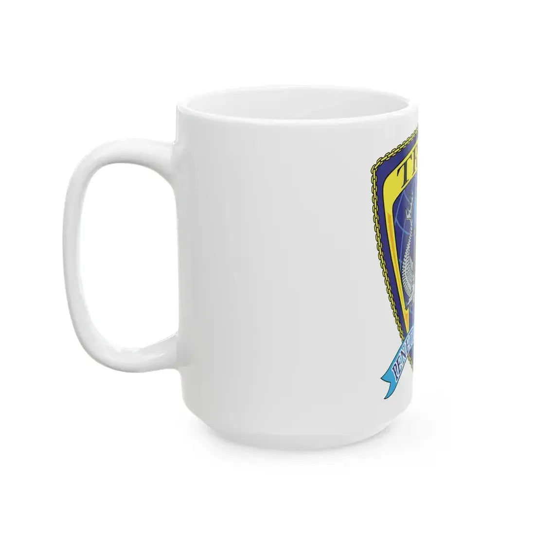 Det Triton (U.S. Navy) White Coffee Mug - Go Mug Yourself