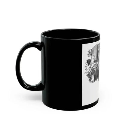 Detail from a 1928 Huntley & Palmers advertisement - Black Coffee Mug - Go Mug Yourself