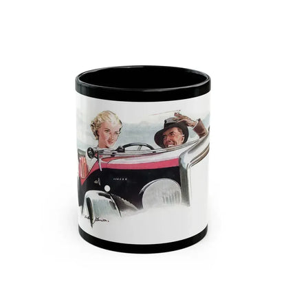 Detail from a 1935 Esso advertisement - Black Coffee Mug 11oz - Go Mug Yourself