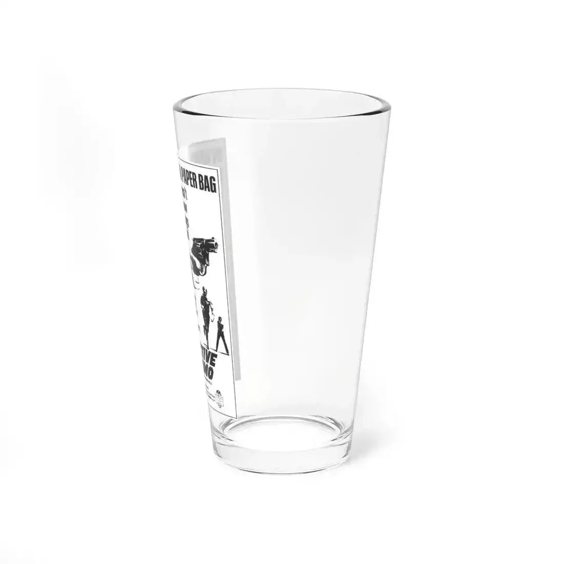 DETECTIVE GERONIMO (THE MAD BOMBER) 1973 Movie Poster - Pint Glass 16oz - Go Mug Yourself