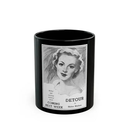 Detoir by Helen Nielsen, Star Weekly Novel, May 23, 1953 - Black Coffee Mug 11oz - Go Mug Yourself