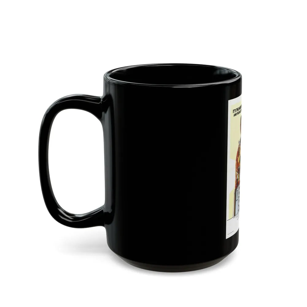 DETROIT 9000 1973 Movie Poster - Black Coffee Mug-Go Mug Yourself