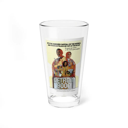 DETROIT 9000 1973 Movie Poster - Pint Glass 16oz-16oz-Go Mug Yourself