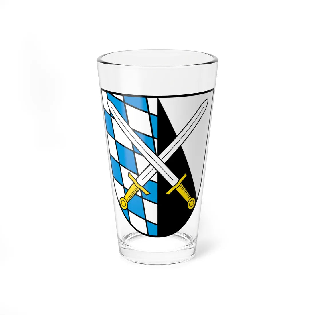 DEU Abensberg COA (Germany) (Coat of Arms) Pint Glass 16oz 16oz - Go Mug Yourself