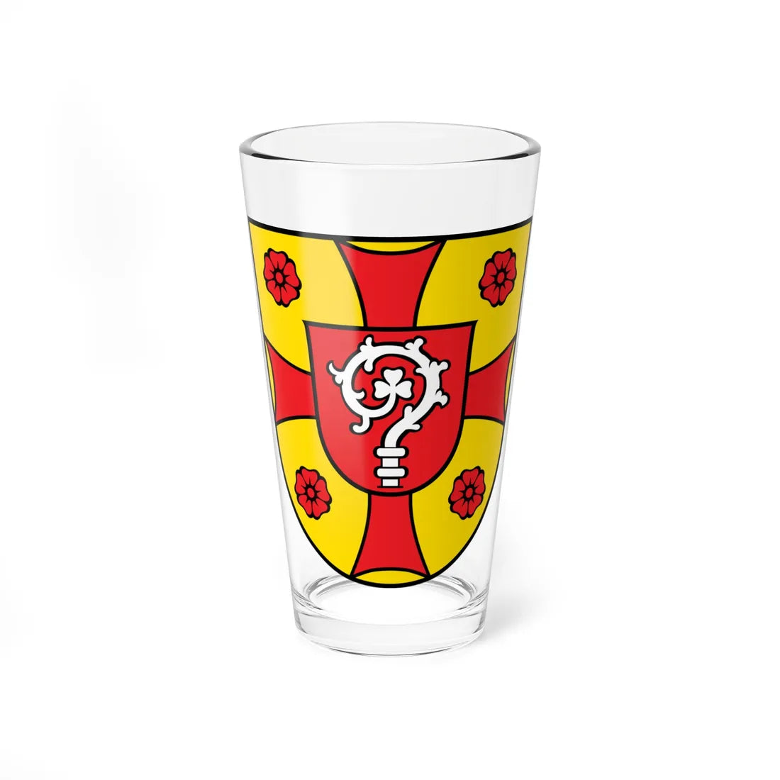 DEU Adelschlag COA (Germany) (Coat of Arms) Pint Glass 16oz 16oz - Go Mug Yourself